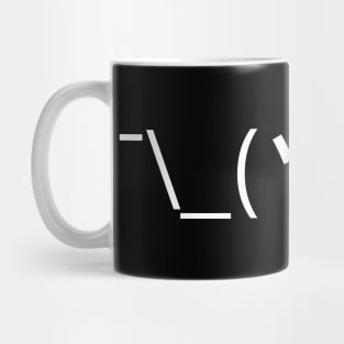 Shrug Emoticon ¯\_(ツ)_/¯ Japanese Kaomoji Mug